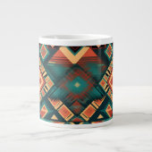 Aztec Design Coffee Cup Grote Koffiekop (Voorkant)
