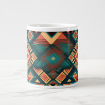 Aztec Design Coffee Cup