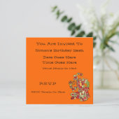 Aztec Design Invitation Kaart (Staand voorkant)