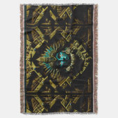 Aztec Design Pattern Two Deken (Voorkant Verticaal)