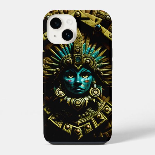 Aztec Design Pattern Two iPhone Hoesje (Achterkant)