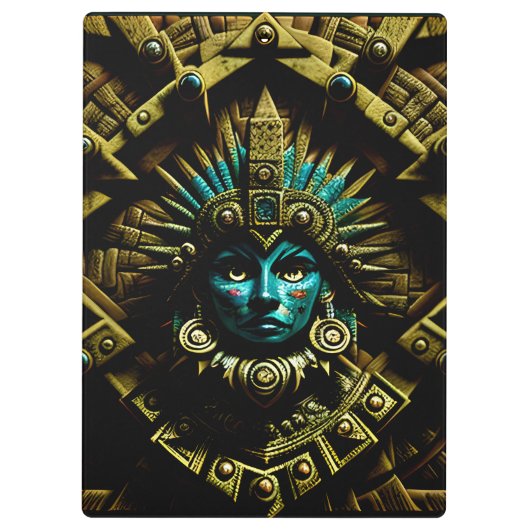 Aztec Design Pattern Two Klembord (Achterkant)