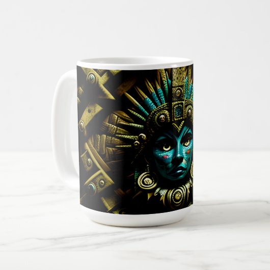 Aztec Design Pattern Two Koffiemok (Voorkant links)