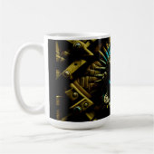 Aztec Design Pattern Two Koffiemok (Links)