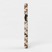 Aztec Diamond Motif Design Browns+Cream Case-Mate iPhone Case (Achterkant/rechts)