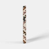 Aztec Diamond Motif Design Browns+Cream iPhone Hoesje (Rechterkant)