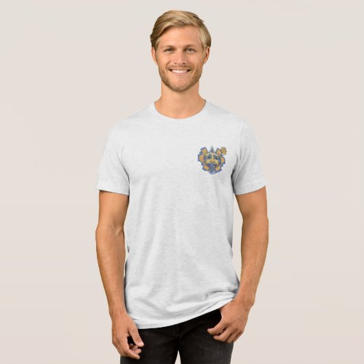 Aztec dragon and symbol shirt (Voorkant volledig)