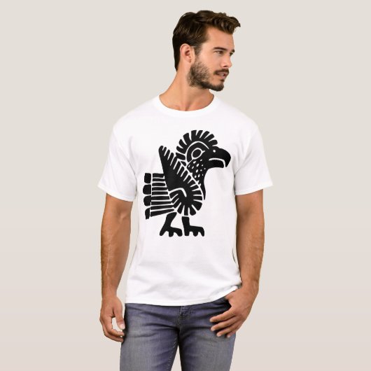 Aztec Eagle Illustration T-Shirt (Voorkant volledig)