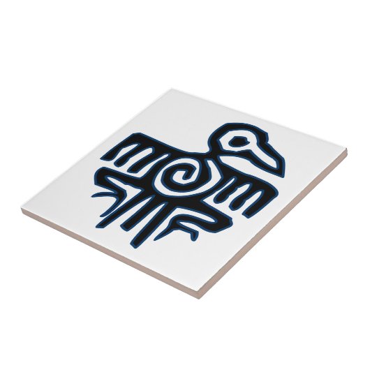 Aztec Eagle Tegeltje (Zijkant)