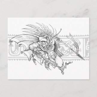 Aztec Eagle Warrior Briefkaart