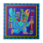 Aztec Eagle Warrior God Tegeltje (Voorkant)