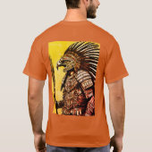 Aztec Eagle Warrior T-shirt - ingewikkeld Tattoo (Achterkant)