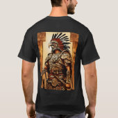 Aztec Eagle Warrior T-shirt - ingewikkeld Tattoo (Achterkant)