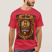 Aztec Eagle Warrior T-shirt - ingewikkeld Tattoo (Voorkant)