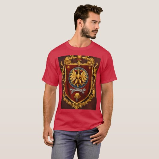 Aztec Eagle Warrior T-shirt - ingewikkeld Tattoo (Voorkant volledig)