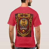 Aztec Eagle Warrior T-shirt - ingewikkeld Tattoo (Achterkant)