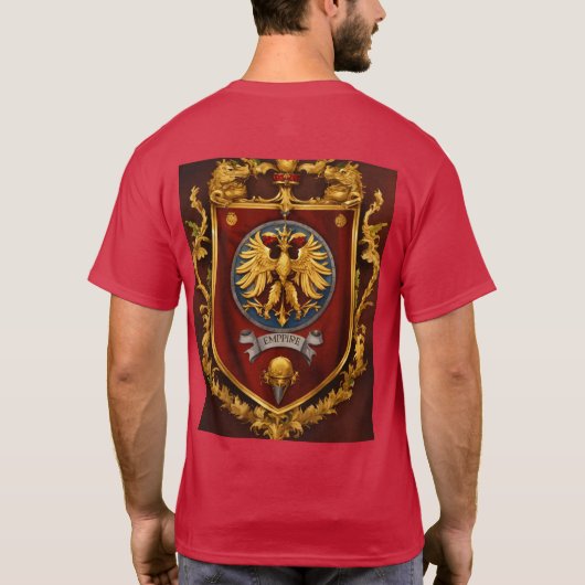 Aztec Eagle Warrior T-shirt - ingewikkeld Tattoo (Achterkant)