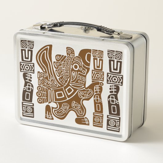 Aztec Eagle Warrior Tribal Oude kunst (Achterkant)