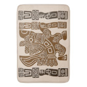 Aztec Eagle Warrior Tribal Oude kunst Badmat (Voorkant Verticaal)