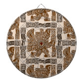 Aztec Eagle Warrior Tribal Oude kunst Dartbord (Voorkant)