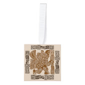 Aztec Eagle Warrior Tribal Oude kunst Decoratie (Voorkant)