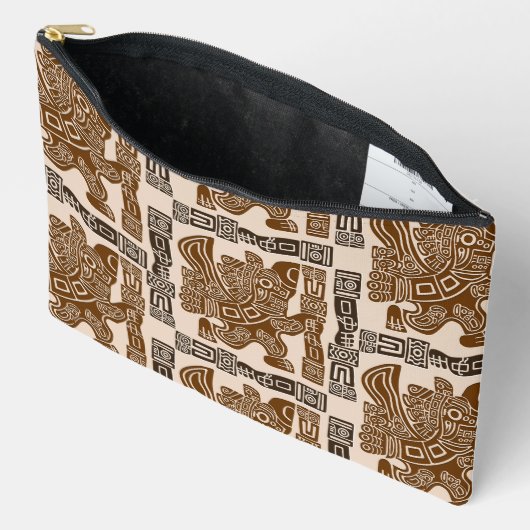 Aztec Eagle Warrior Tribal Oude kunst Etui (Open)