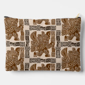 Aztec Eagle Warrior Tribal Oude kunst Etui (Achterkant)