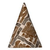 Aztec Eagle Warrior Tribal Oude kunst Feesthoedjes (Rechts)