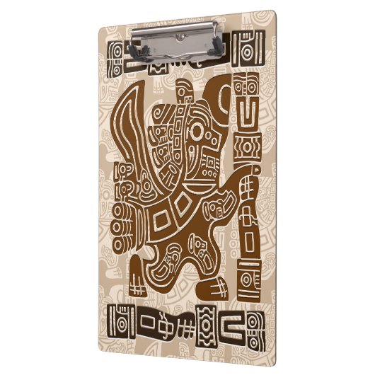 Aztec Eagle Warrior Tribal Oude kunst Klembord (Links)