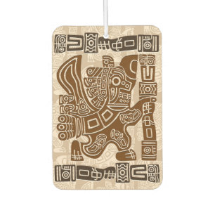 Aztec Eagle Warrior Tribal Oude kunst Luchtverfrisser