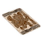 Aztec Eagle Warrior Tribal Oude kunst Magneet (Rechterzijde)