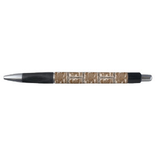 Aztec Eagle Warrior Tribal Oude kunst Pen
