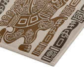 Aztec Eagle Warrior Tribal Oude kunst Snijplank (Hoek)