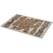 Aztec Eagle Warrior Tribal Oude kunst Snijplank (Hoek)