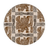 Aztec Eagle Warrior Tribal Oude kunst Snijplank (Voorkant)