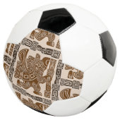 Aztec Eagle Warrior Tribal Oude kunst Voetbal (Drie kwart)