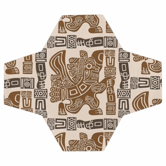 Aztec Eagle Warrior Tribal Oude kunst Voetbal (Enkel)