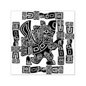 Aztec Eagle Warrior Tribal Oude kunst Zelfinktende Stempel (Design)