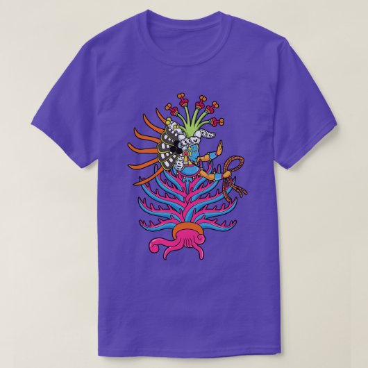 Aztec Earth Goddess Mayahuel 1 T-shirt (Design voorkant)