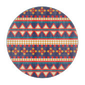 Aztec Elegantie | Glazen Snijplank (Voorkant)