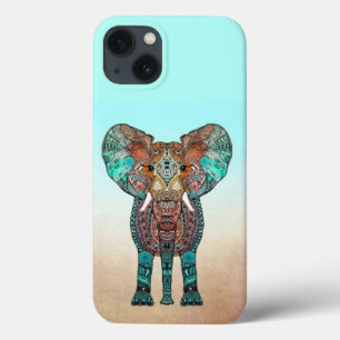 Aztec Elephant iPhone 13 Hoesje