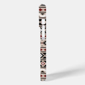 Aztec Essence II PTN Zwart Wit Grijs Rood Zand Case-Mate iPhone Case (Achterkant / Links)