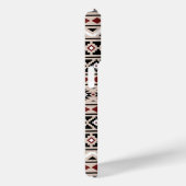 Aztec Essence II PTN Zwart Wit Grijs Rood Zand Case-Mate iPhone Case (Achterkant / Rechts)