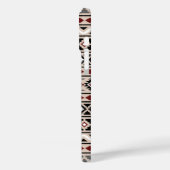 Aztec Essence II PTN Zwart Wit Grijs Rood Zand Case-Mate iPhone Case (Achterkant / Links)