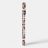Aztec Essence II PTN Zwart Wit Grijs Rood Zand Case-Mate iPhone Case (Achterkant / Rechts)