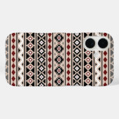 Aztec Essence II PTN Zwart Wit Grijs Rood Zand Case-Mate iPhone Case (Achterkant (horizontaal))
