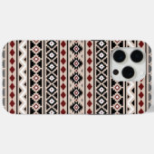 Aztec Essence II PTN Zwart Wit Grijs Rood Zand Case-Mate iPhone Case (Achterkant (horizontaal))