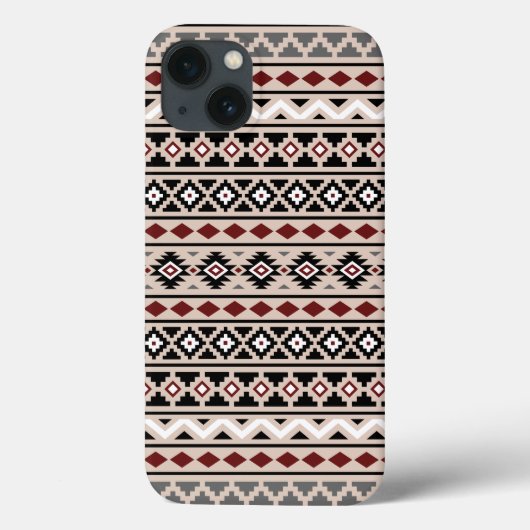Aztec Essence II PTN Zwart Wit Grijs Rood Zand Case-Mate iPhone Case (Achterkant)