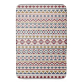 Aztec Essence II (V) Ptn Red Blue Cream Badmat (Voorkant Verticaal)