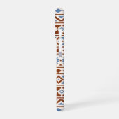 Aztec Essence Pattern II Rust Blue Cream iPhone 16 Hoesje (Linkerkant)